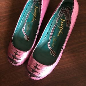 Irregular choice pink monster heels